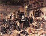 Jan Steen The Village School painting